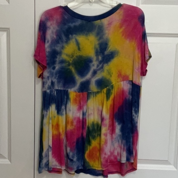 WHITE Birch Tie Dye Tunic - Picture 4 of 6